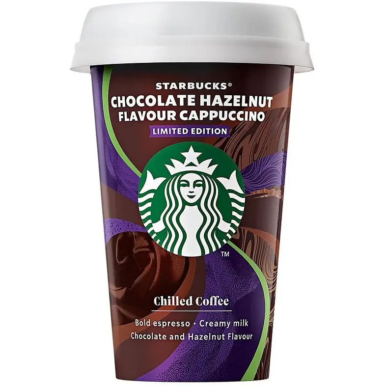 Кавовий напій Starbucks Chocolate Hazelnut Cappuccino шоколадно-горіховий капучіно 220 мл