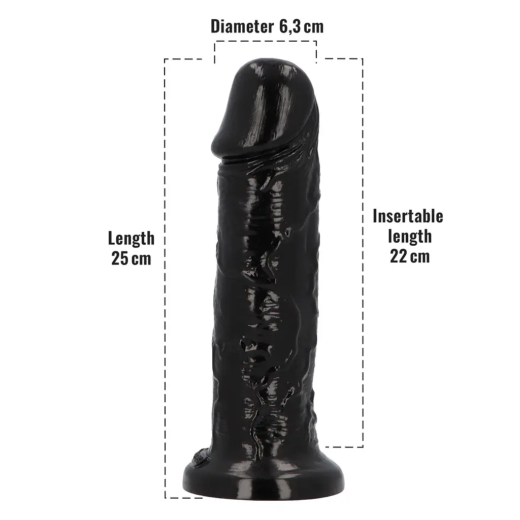 Фалоімітатор з ароматом лакриці Toyz4lovers Delicious Dildo Liquorice, 25 см - фото 4