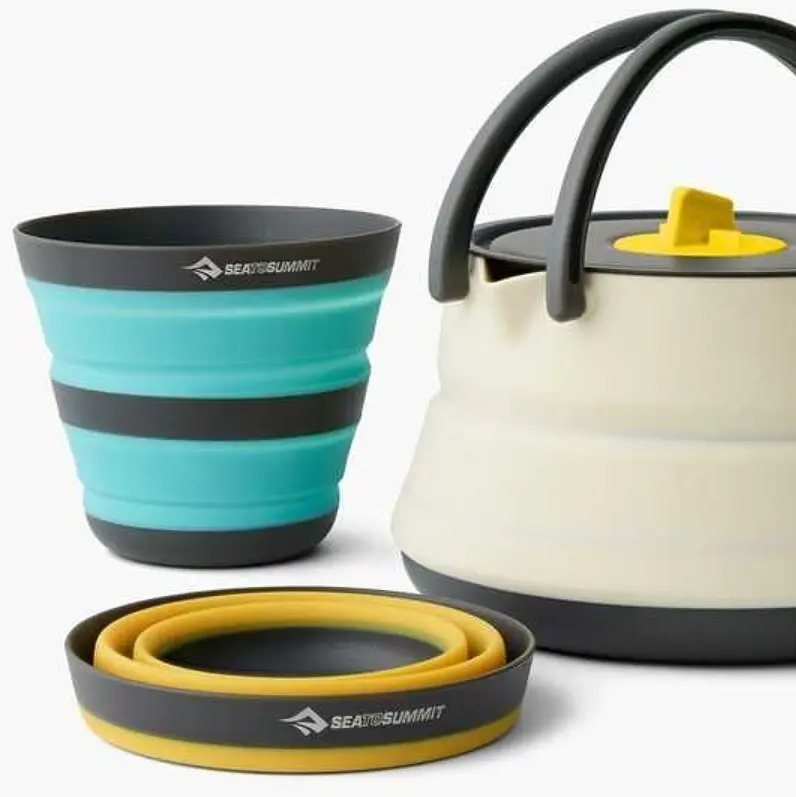 Набор посуды Sea to Summit Frontier UL Collapsible Kettle Cook Set w/Sack с чехлом Разноцветный - фото 2