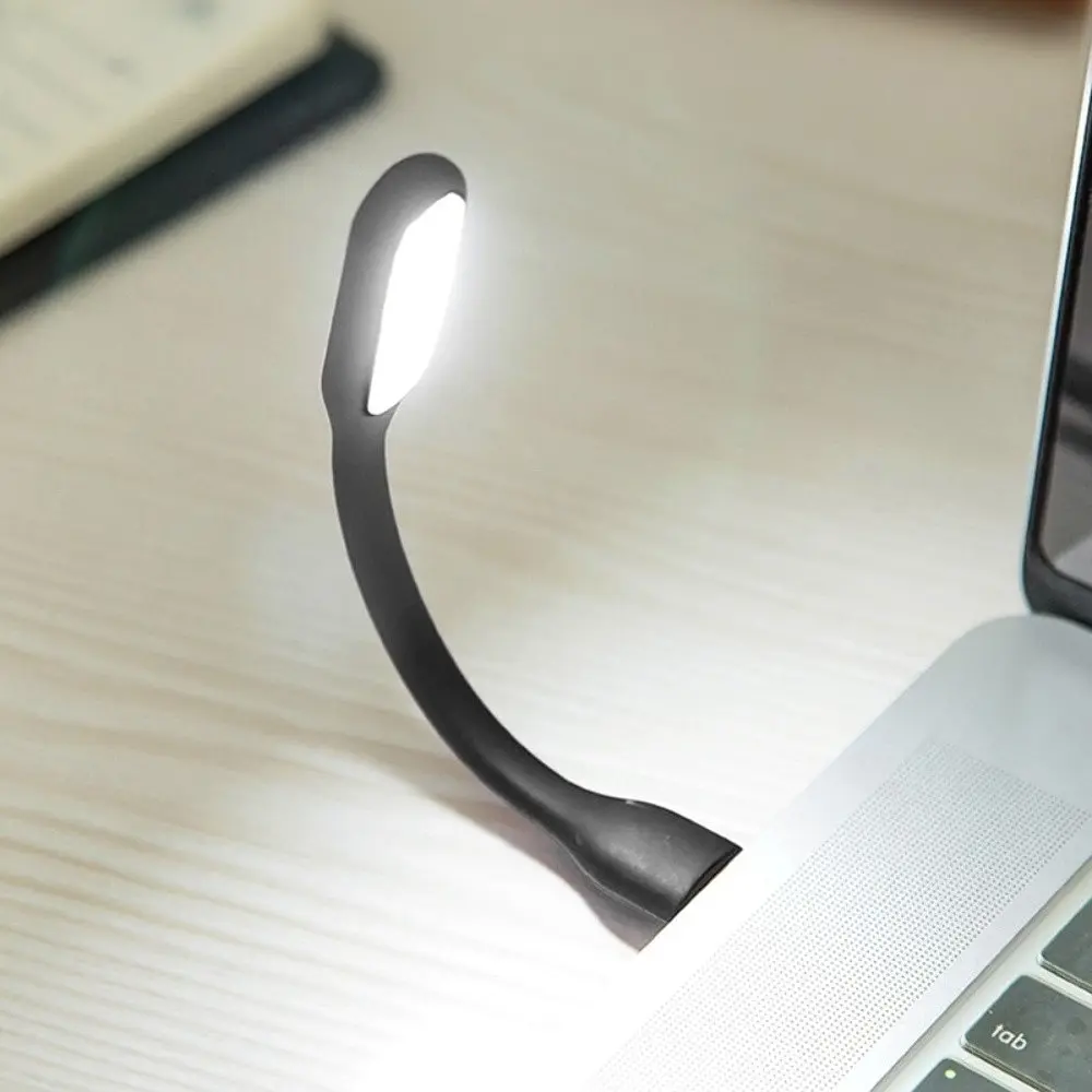 USB LED лампочка гнучка 3W, холодне світло чорна - фото 2