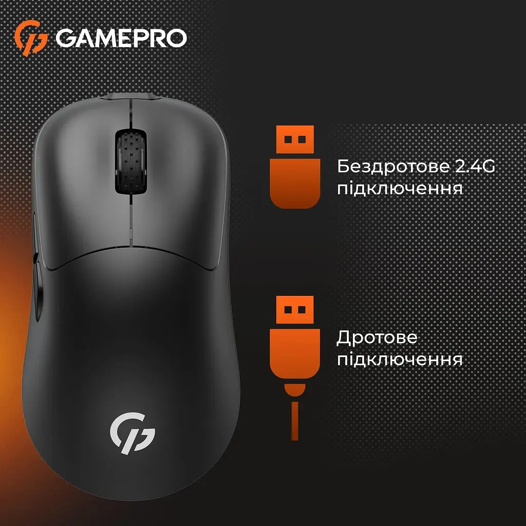 Миша GamePro GM990B Wireless Black [126089] - фото 11
