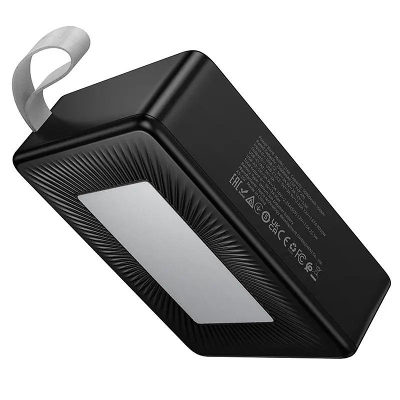 Портативное ЗУ Power Bank Hoco J166 Carretera 22.5W+PD20W+lighting 50000 mAh Black - фото 6