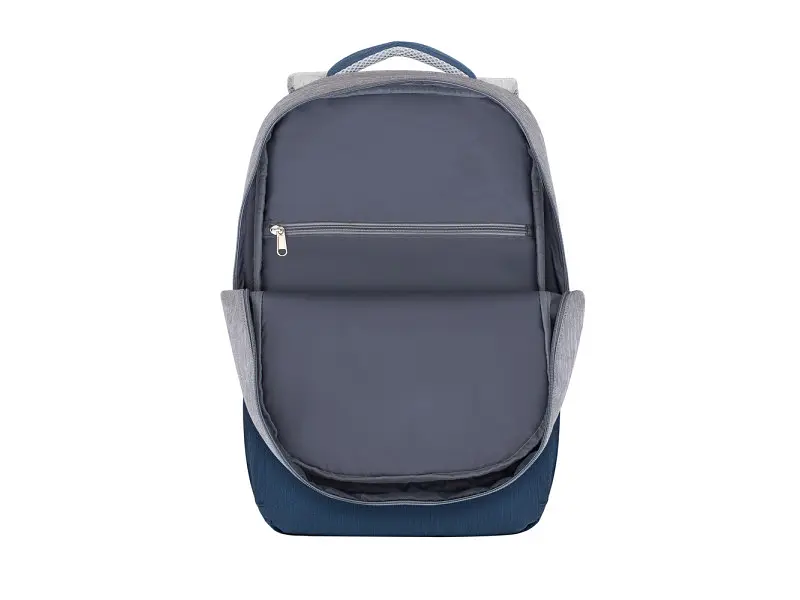 Рюкзак для ноутбука RIVACASE Prater 7567 17.3 grey/dark blue - фото 10