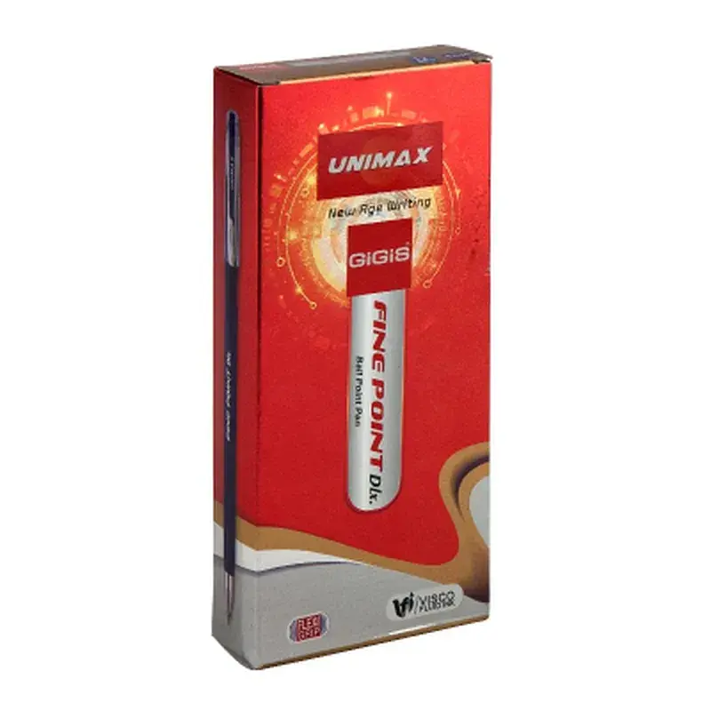 Ручка кулькова Unimax Fine Point Dlx., синя (UX-111-02) - фото 3