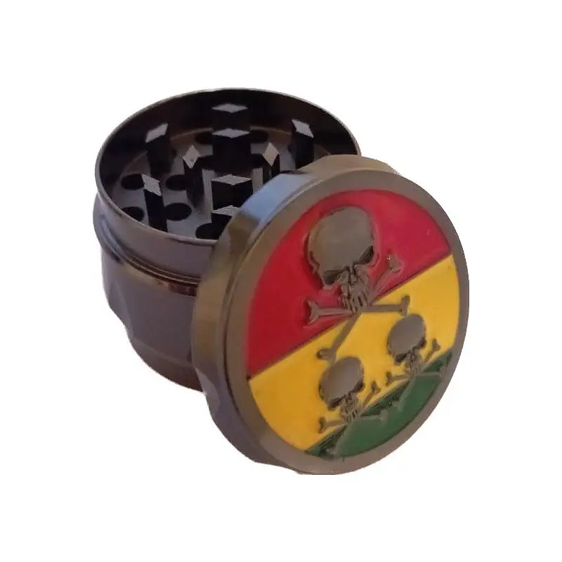 Гриндер для подрібнення тютюну Ashtray HL-200 Черепа Black (10875) - фото 2