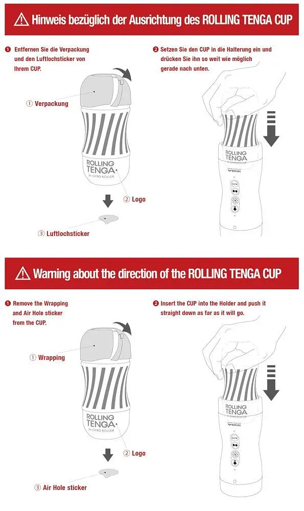 Мастурбатор Tenga Rolling Cup Strong белый - фото 6