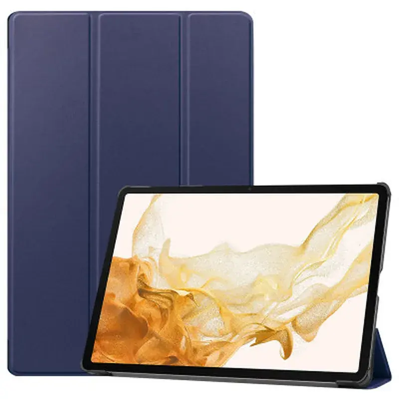 Чохол до планшета BeCover Smart Case Samsung Tab S9 Plus (SM-X810/SM-X816)/S9 FE Plus (SM-X610/SM-X616) 12.4" Deep Blue (710322) - фото 2