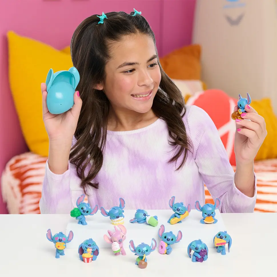 Фігурка-сюрприз Stitch Feed Me у капсулі Стіч зі смаколиками 4 см 46288 - фото 4
