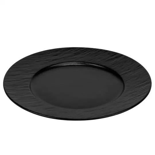 Тарілка Elisey Інь та ян чорна 27 см (9182-006) 1 шт     - фото 4