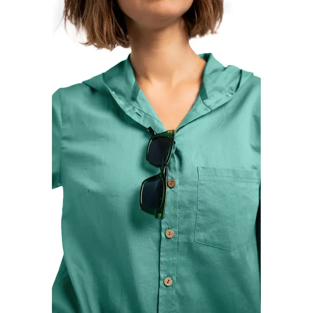 Сорочка женская Turbat Mamberamo Women XS Темно-бирюзовый - фото 6
