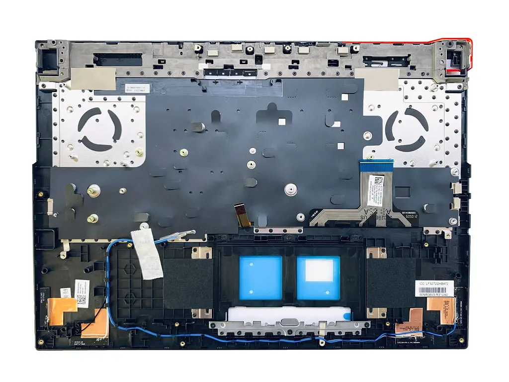 Топкейс ноутбука / верхня панель та клавіатура для ноутбука Asus ROG Strix G17 G713QY (90NR06V3-R31UA0) Оригінал від Asus, Верхня панель клавіатури - фото 2