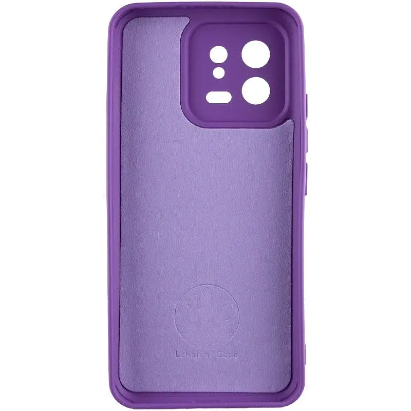 Чехол TPU GETMAN Liquid Silk Full Camera для Xiaomi 13 Pro Фиолетовый / Purple - фото 3