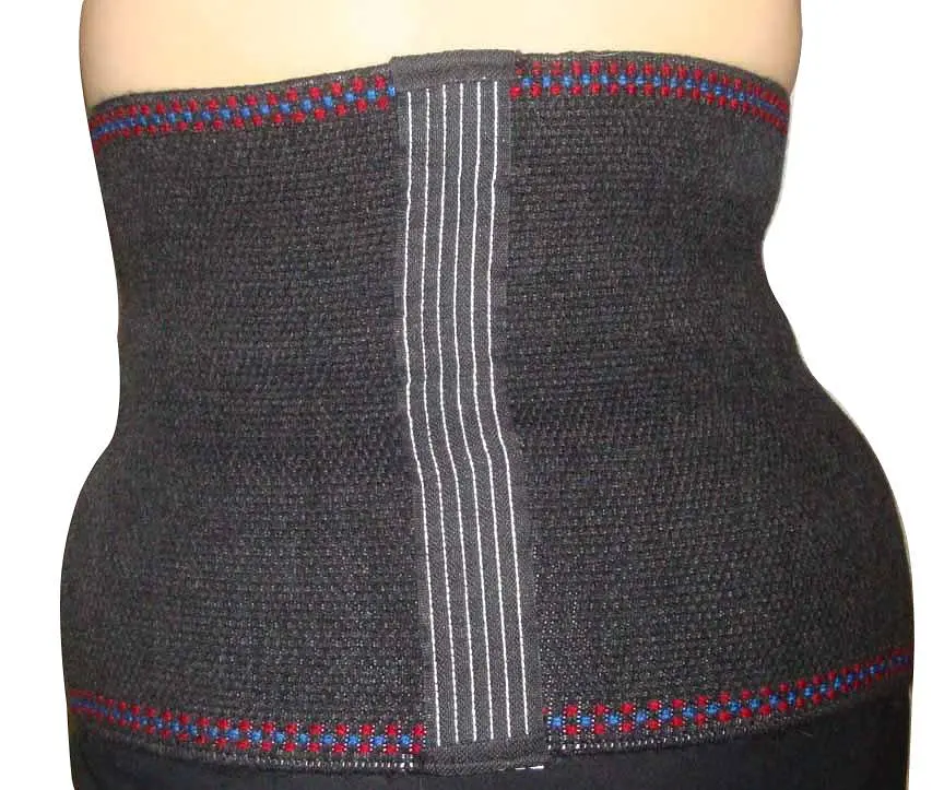 Пояс лікувальний зігріваючий для спини з собачої шерсті Nebat 56 (2XL) Чорний 83018 - фото 3