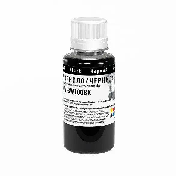 Чорнило ColorWay Brother Universal (Чорний) (ColorWay-BW100BK01) 100мл
