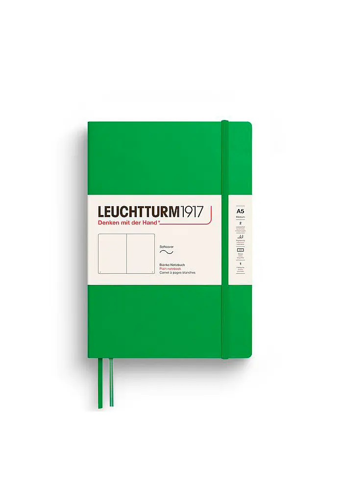 Блокнот Leuchtturm1917 Середній М'яка обкладинка Spring Leaf Чисті аркуші (372207) - фото 6