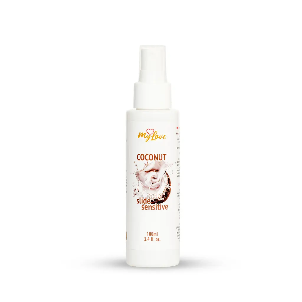 Інтимний гель-лубрикант - MyLove Taste Slide Sensitive Coconut, 100 мл - фото 10