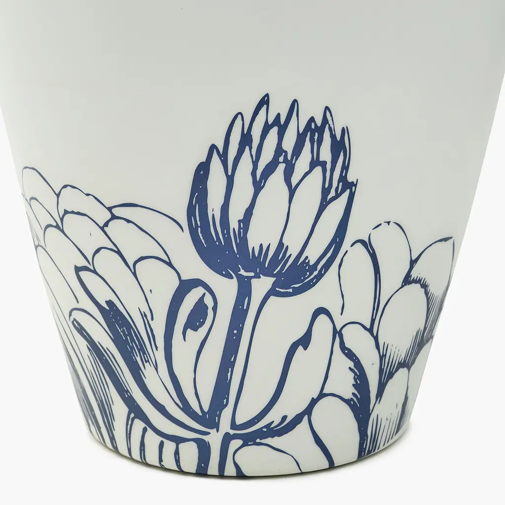 Ваза MBM HOME Элизиум железная принт золотой 230х230х350 мм (VB-01 PRINT/GOLD) - фото 4