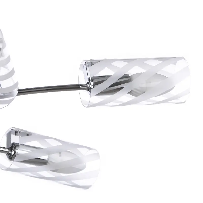 Люстра стельова Brille в спальню E14 40W CH (LK-90C/6) - фото 3