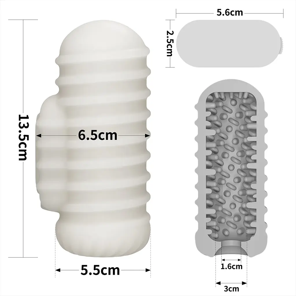 Мастурбатор Knights Ring Vibrating Dual Purpose Sleeve-Wavy - фото 4