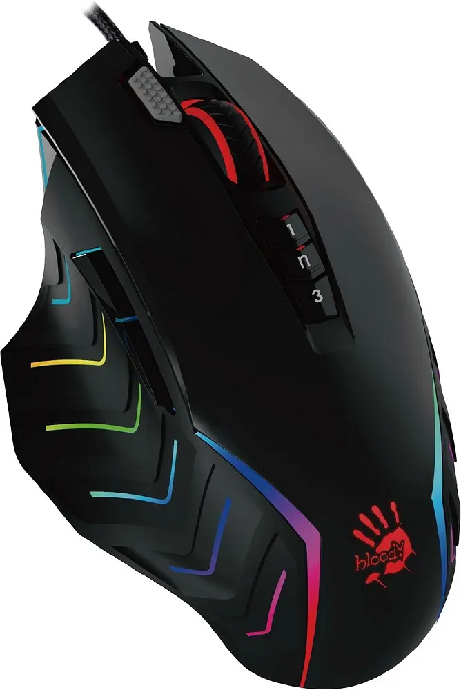 Миша A4Tech Bloody J95s USB black - фото 2