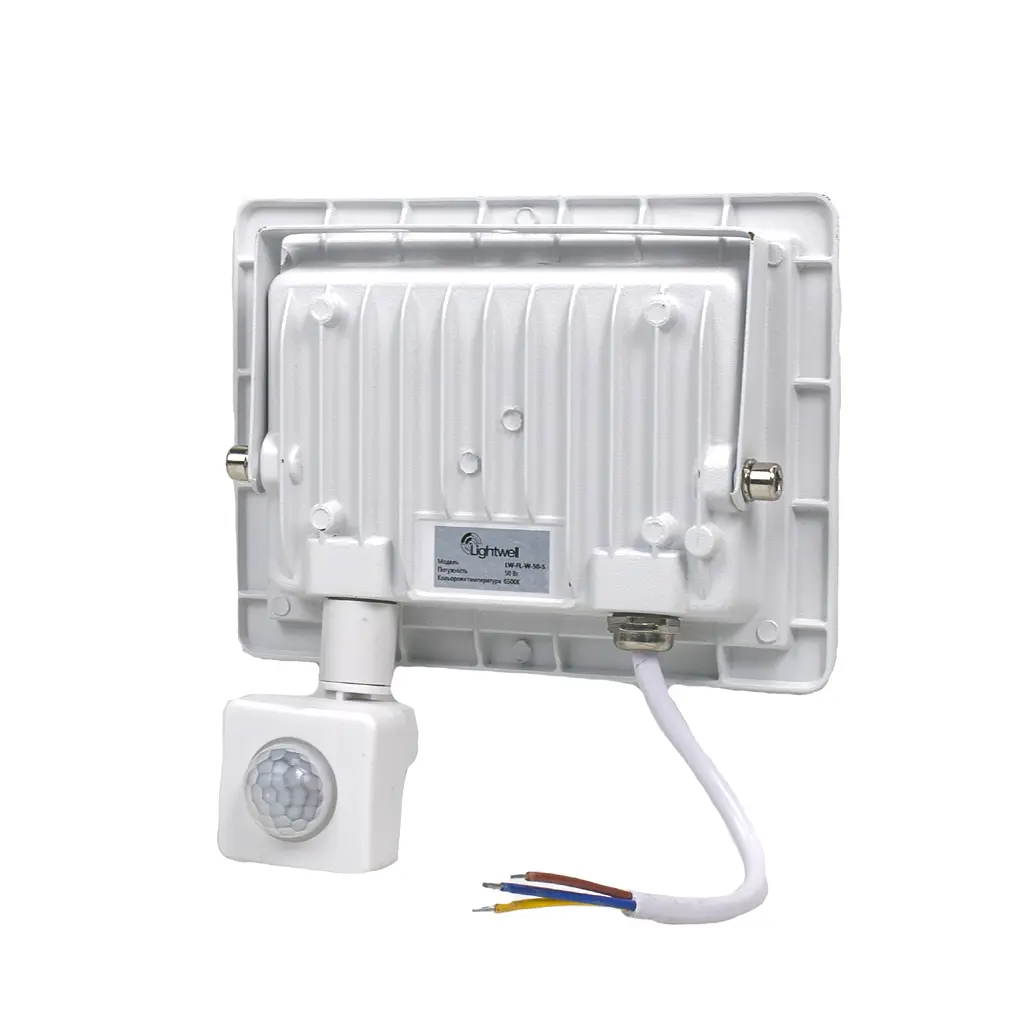Прожектор Lightwell LW-FL-W-50-S 50 W з датчиком руху - фото 2