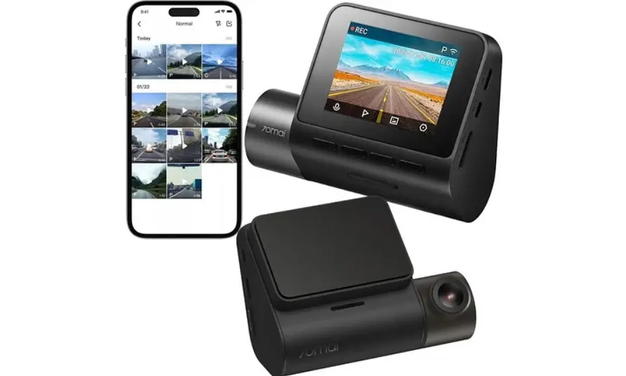 Автомобільний відеореєстратор Xiaomi 70mai Smart Dash Cam A410 технологія HDR Чорний - фото 8