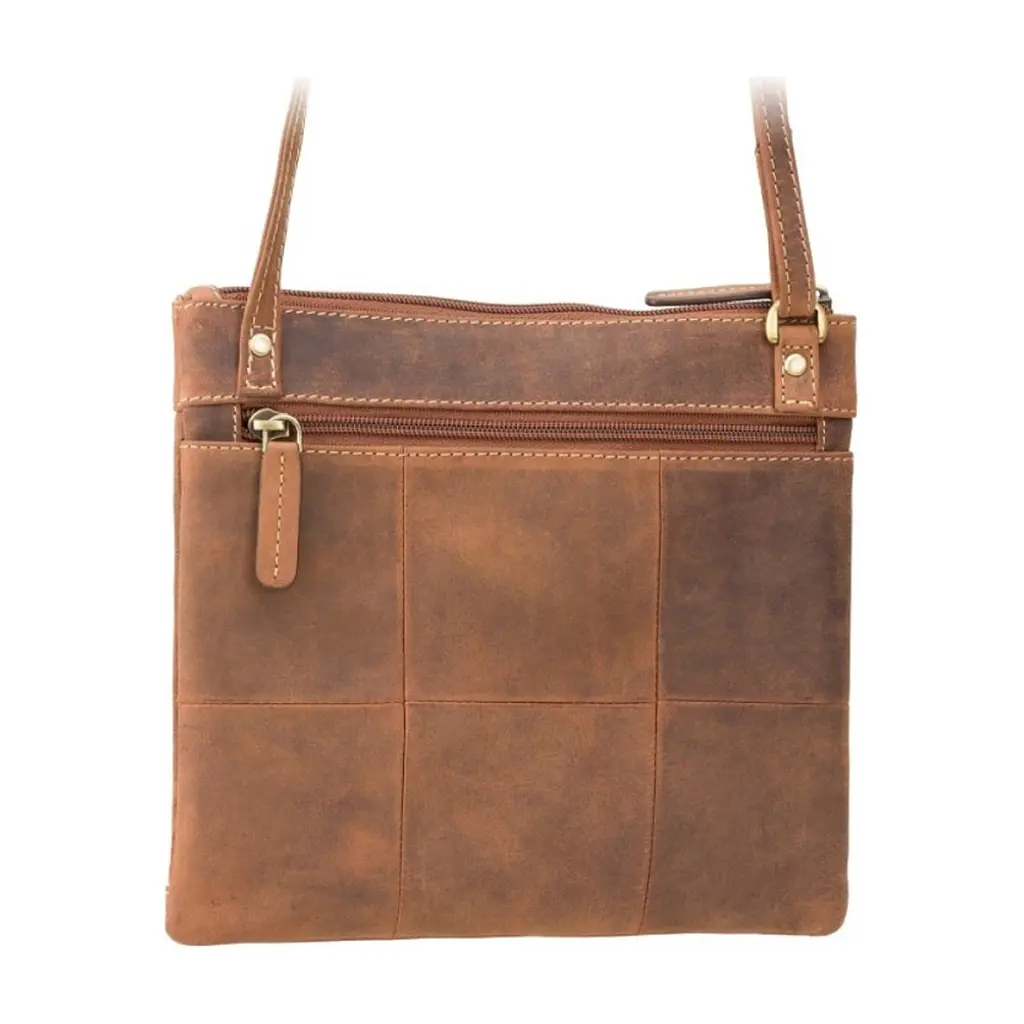 Сумка Visconti 18608 Slim Bag Oil Tan (18608 OIL TAN) - фото 4