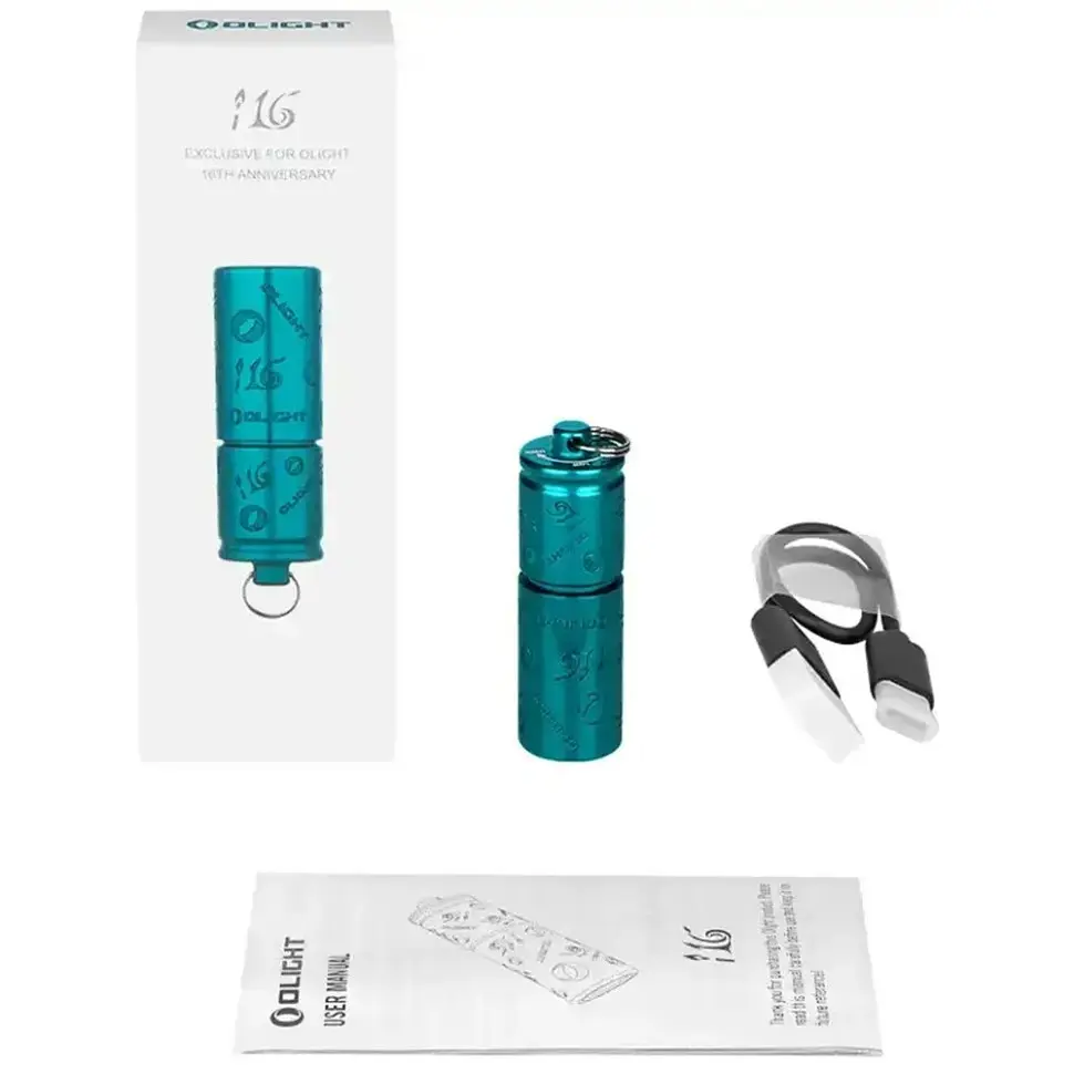 Ліхтар-брелок Olight i16 Blue - фото 7