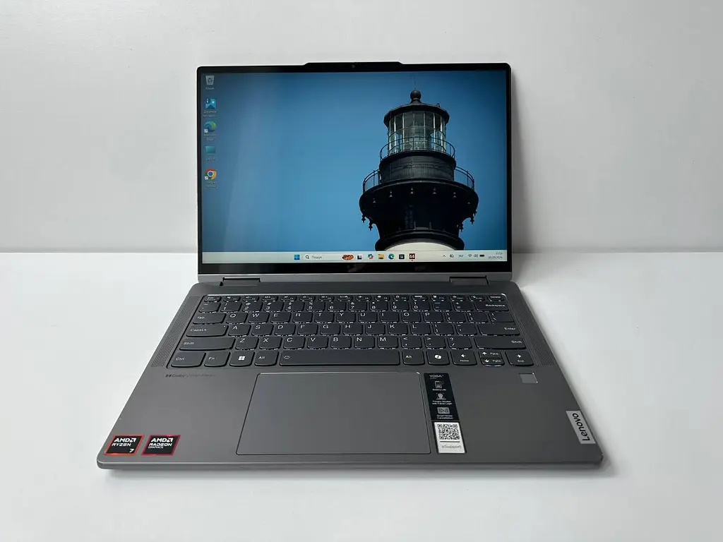 Ноутбук - трансформер Lenovo Yoga 7 2-in-1 14AHP9 14" (Ryzen 7 8840HS / 16GB DDR5 / SSD 256GB / Radeon 780M) б/в - фото 2