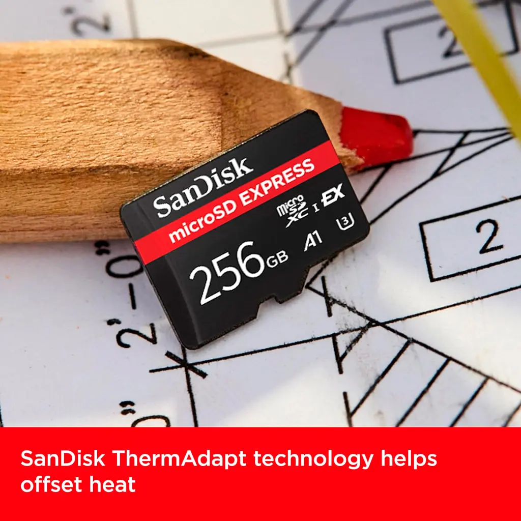 Карта пам'яті SanDisk 256GB microSDXC class 10 UHS-I U3 A1 Express (SDSQXFN-256G-GN4NN) - фото 8