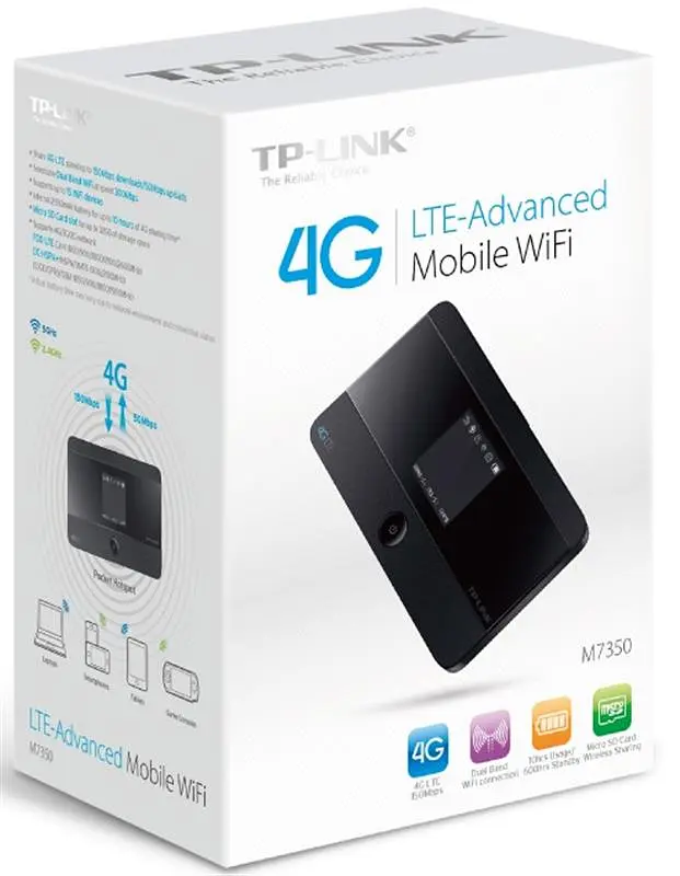 Бездротовий 3G/4G маршрутизатор TP-Link M7350 - фото 4