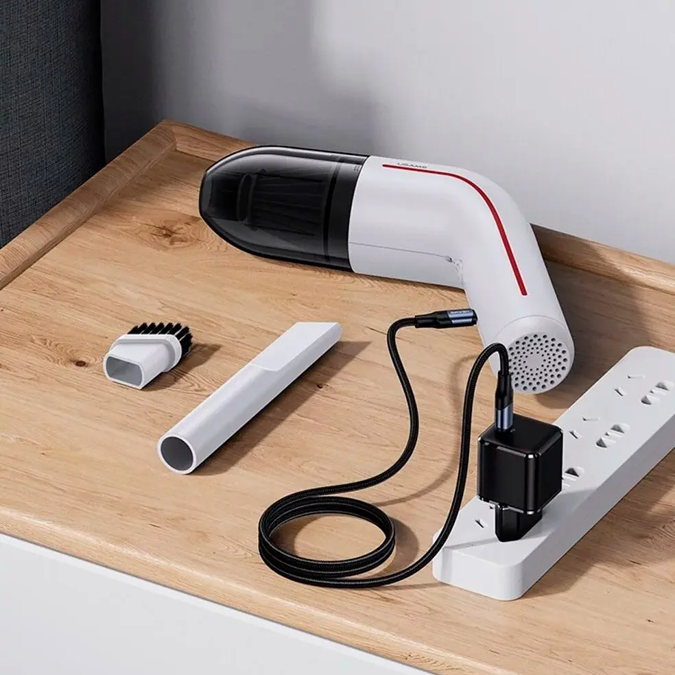 Ручний пилосос Usams LEJ Series US-ZB253 White (XCQZB25301) [87107] - фото 7