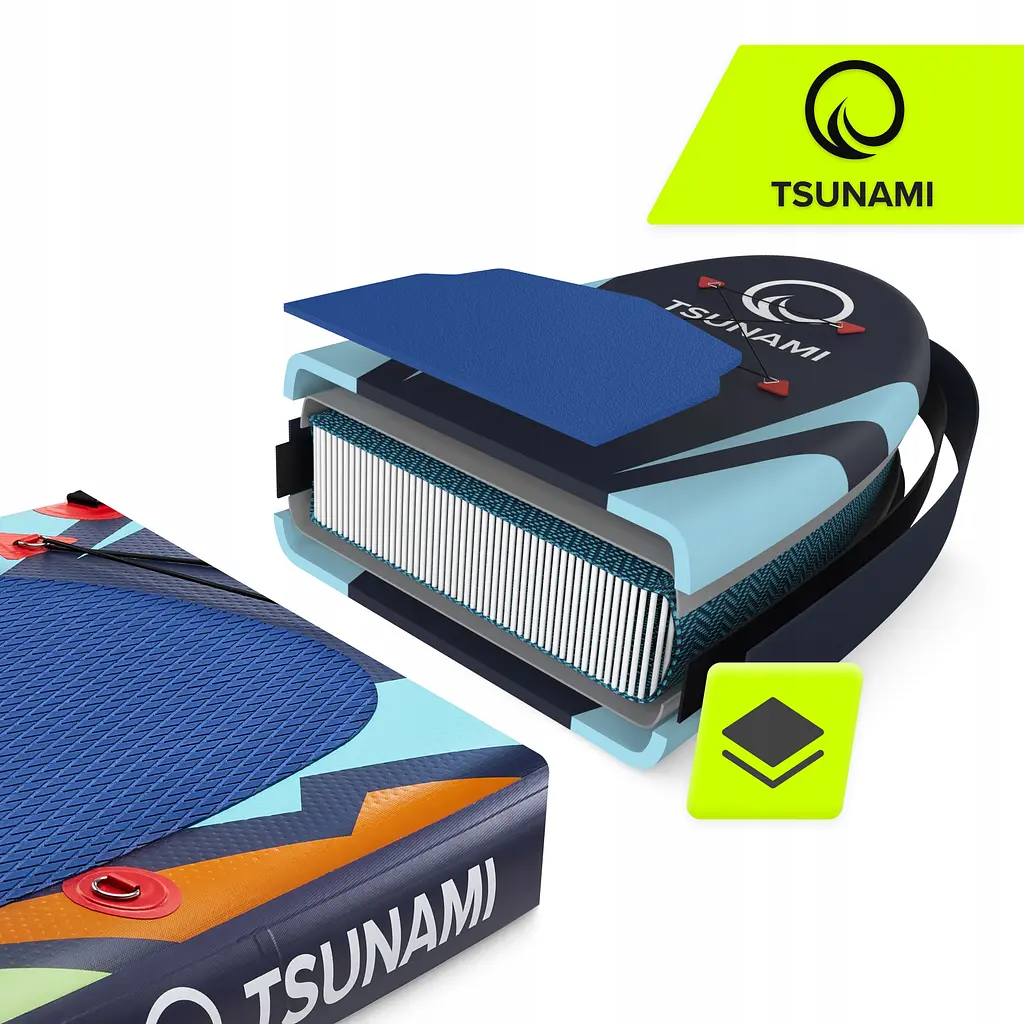 Надувна SUP дошка TSUNAMI 320 см із веслом Bolt T08 (P-5907739314277) - фото 9