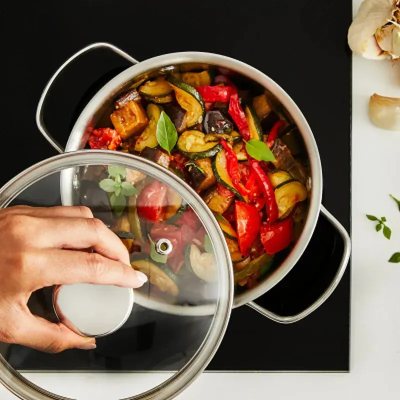 Каструля Tefal Minis, з кришкою,1.5 л, нержавіюча сталь, скло (H8744255) - фото 5