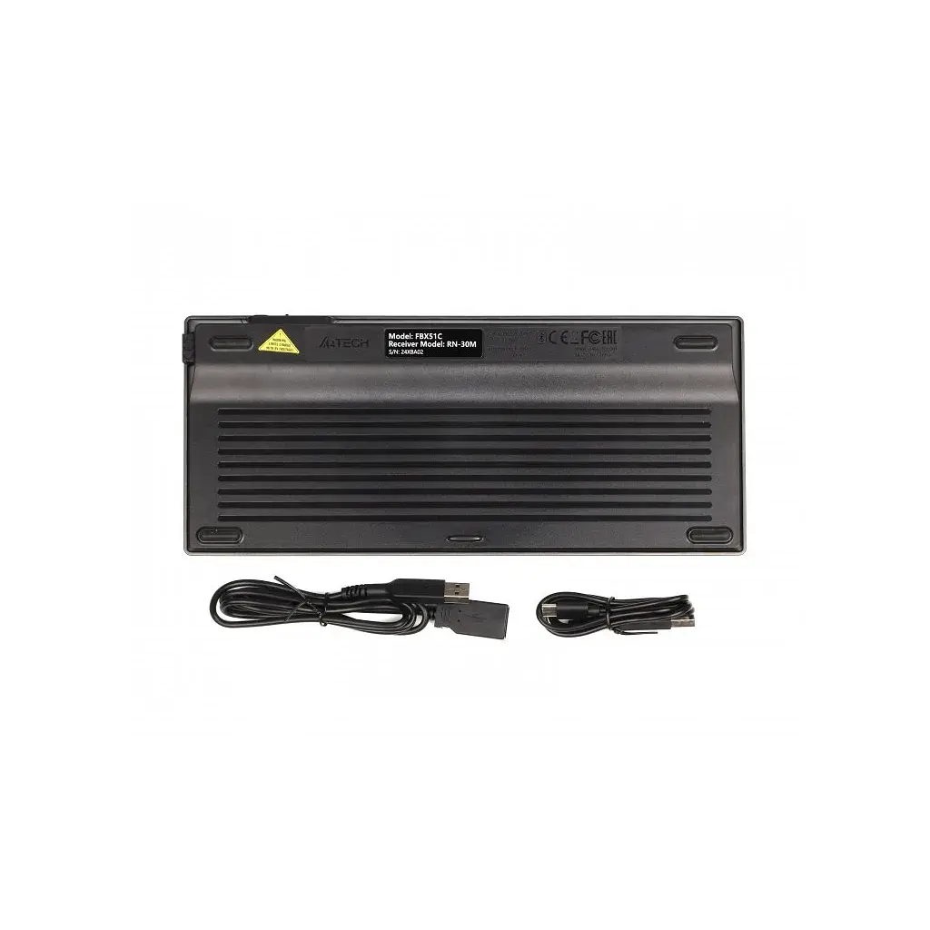 Клавіатура A4Tech FBX51C Wireless/Bluetooth Grey (4711421969765) - фото 7