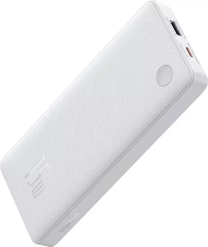 Зовнішній акумулятор Baseus airpow lite 10000 mah 15w білий p10067500213-00 - фото 3