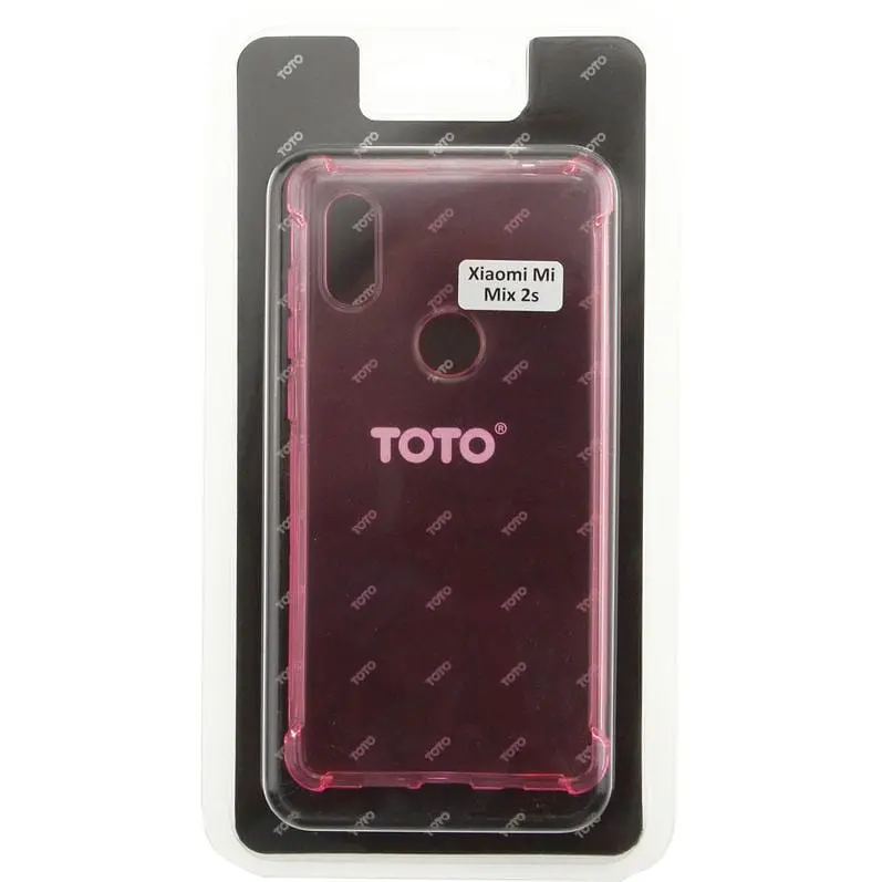Чехол-накладка Toto Shockproof Crystal TPU Case Xiaomi Mix 2S Pink - фото 2