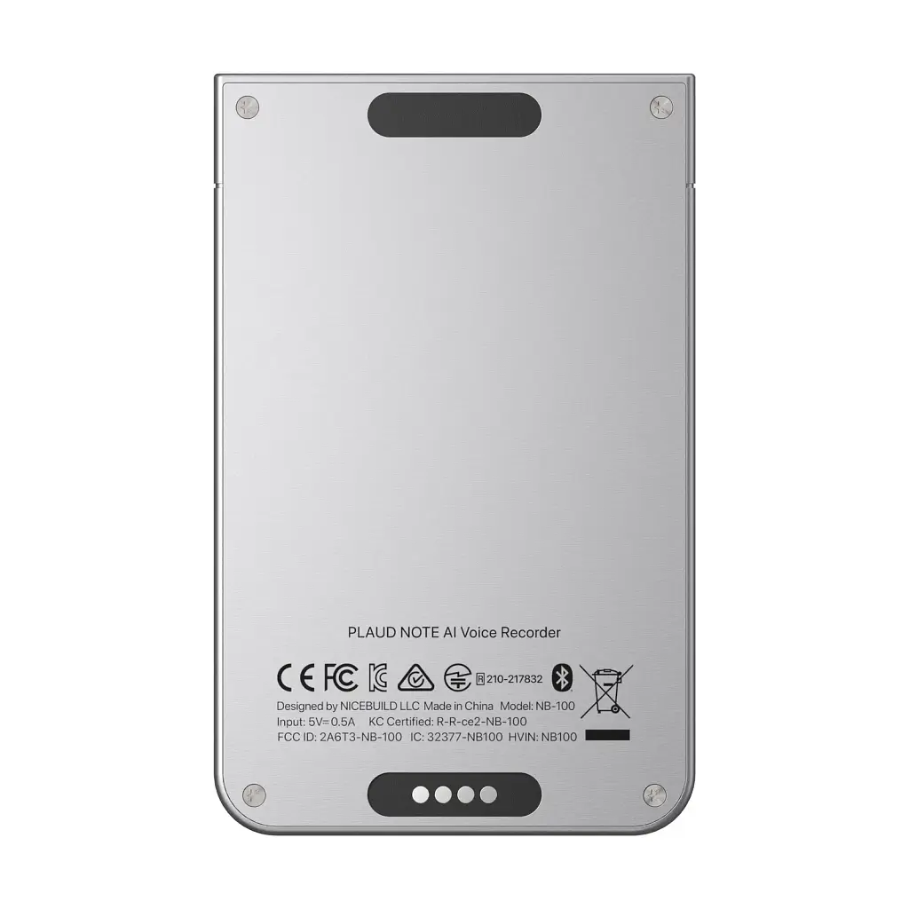 Диктофон Plaud AI Note Silver (NB-100-SI) - фото 2
