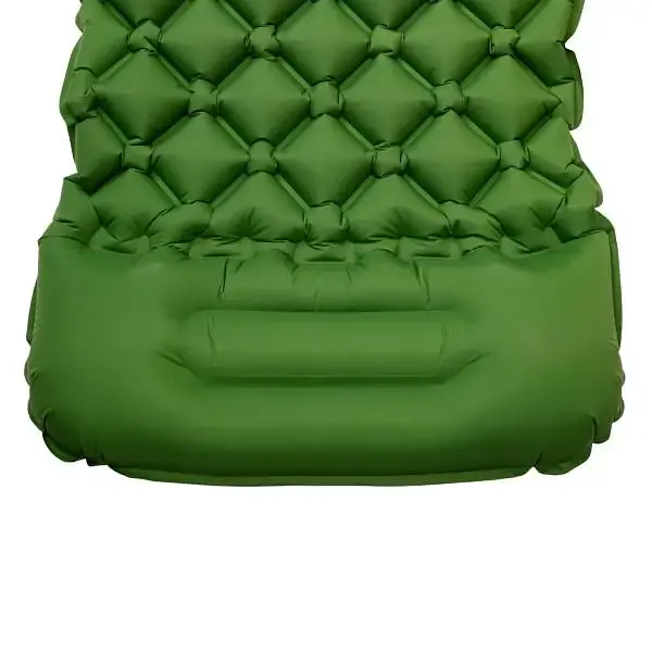 Матрац надувний Lugi із TPU 190х55х3 см з подушкою зелений SJ-0084GR - фото 7