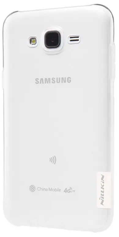 Чехол-накладка Nillkin TPU Nature Samsung Galaxy J5 SM-J500 White - фото 2