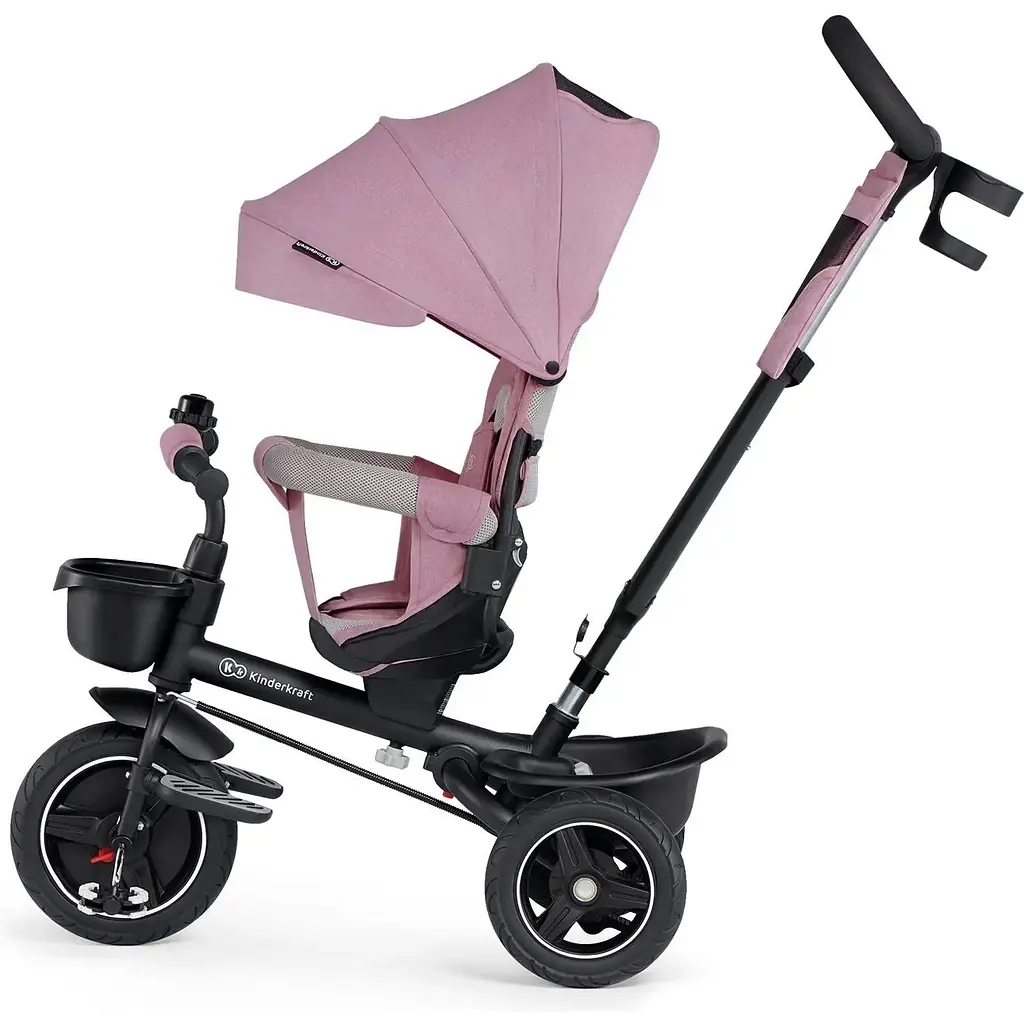 Трехколесный велосипед Kinderkraft Spinstep Mauvelous Pink розовый (KRSPST00PNK0000) - фото 4