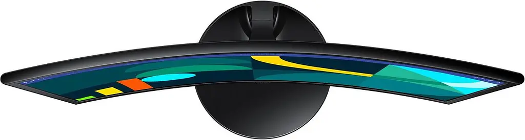 Монитор Samsung 24" Essential S3 LS24D360 (LS24D360GAIXUA) VA Черный Curved 100Hz - фото 3