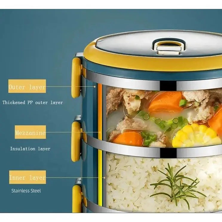Термос для еды – ланчбокс Food Box Kids 1,5 л пищевой термос с контейнером - фото 5