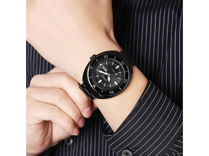 Чоловічий наручний годинник 2256BK Black Skmei acs0030104 - фото 5