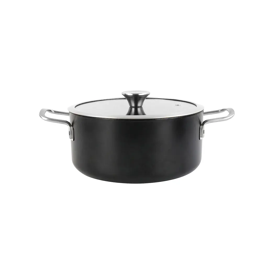 Каструля антипригарна ARES з кришкою 24 см 4.8 л VITRINOR