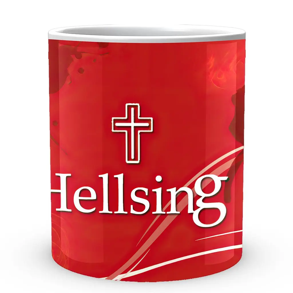 Кухоль GeekLand Hellsing Хелсінг Алукард HLS 02.04 330 мл білий - фото 2