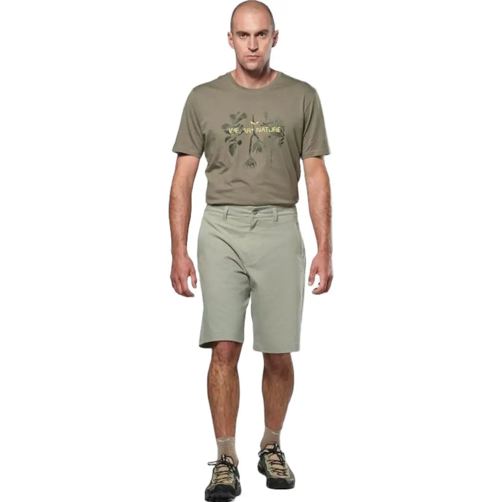 Шорты мужские Salewa Fanes Hemp Light Shorts Men S Светло-серый - фото 2