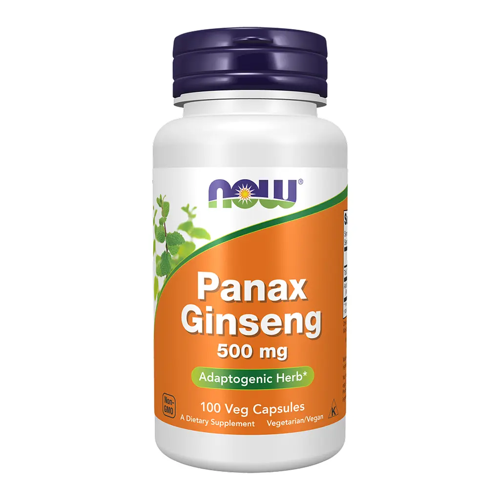 Натуральні добавки Panax Ginseng 500mg - 100 vcaps
