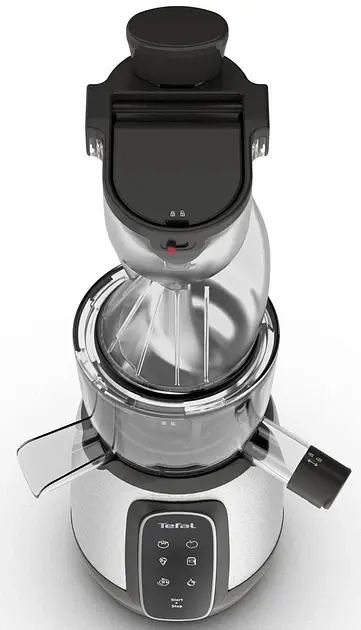 Соковитискач Tefal Ultra Juice шнековий 200 Вт сріблясто-чорний (ZC605D38) - фото 5