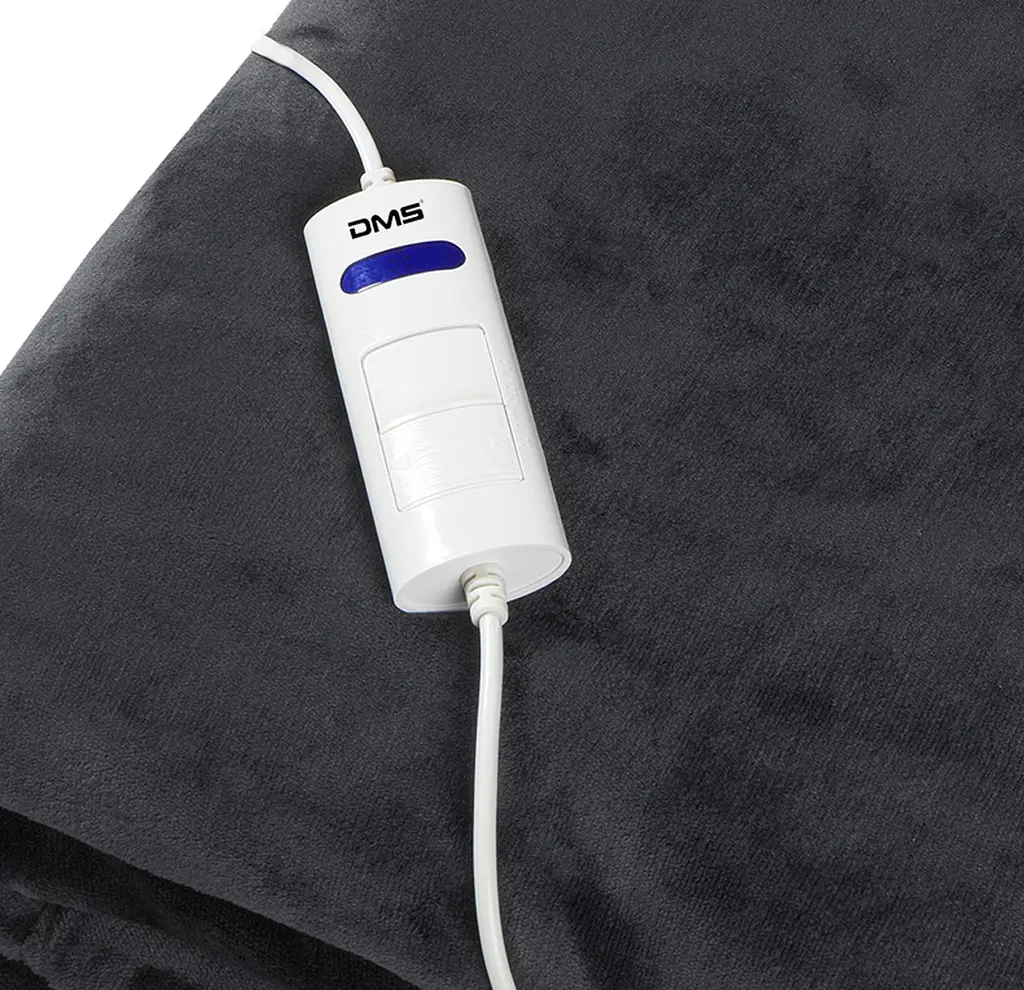Електрична ковдра DMS EHD-180 з підігрівом дуже м'яка, 180х130 см, 160w, dark - фото 3
